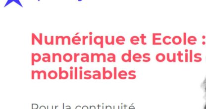 Enseignement – des outils pour la continuité des cours