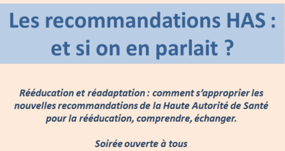 Retour sur les recommandations de la HAS