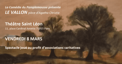 Théâtre solidaire au profit d’Envoludia